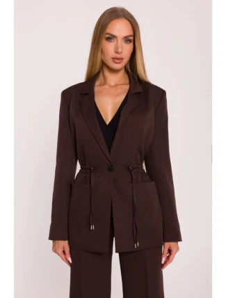 M873 Blejzr se stahováním v pase - hnědý M873 Blejzr se stahováním v pase - hnědý