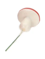 DEKORATIVNÍ FIGURKY HOUBY MUCHOMŮRKY NA DRÁTĚ 9KS