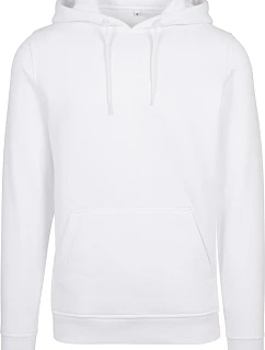 Build your Brand BY 011 Mikina s kapucí z těžké bavlny 56.0011 white