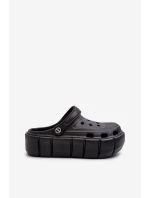 Dámské černé pěnové klínové sandály Itubia