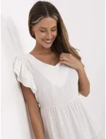Šaty MI SK A2489.21 ecru Šaty MI SK A2489.21 ecru