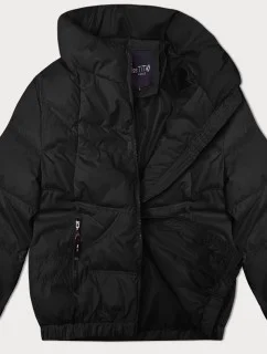 Černá dámská prošívaná bunda se stojáčkem Miss TiTi (2481)