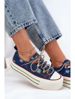 Dámské Tenisky Na Platformě GOE RR2N4103 Tmavě Modré