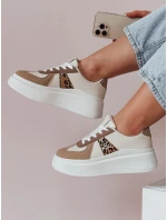 Dámské tenisky na platformě MODNIKKI khaki FashionStreet ZY0874