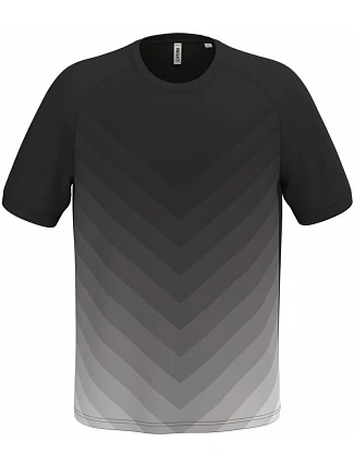 Kariban ProAct PA 4047 Unisex sportovní tričko s barevným gradientem 20.4047 black Kariban ProAct PA 4047 Unisex sportovní tričko s barevným gradientem 20.4047 black