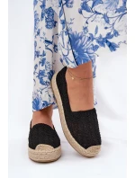 Dámské Espadrilky Na Platformě Vinceza 17392 Černé