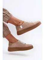 Dámské tenisky MEMORY FOAM SYSTEM BIG STAR Tmavě béžové