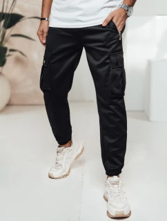 Pánské kalhoty cargo černé FashionStreet UX4462