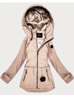 Damska kurtka z łańcuszkiem Goodlookin beżowa (KK6021-2)