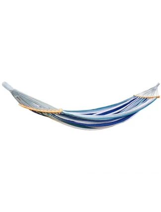 Zahradní houpací síť pro 2 osoby Luxe XXL 250x150 cm modrá 1021201 Zahradní houpací síť pro 2 osoby Luxe XXL 250x150 cm modrá 1021201